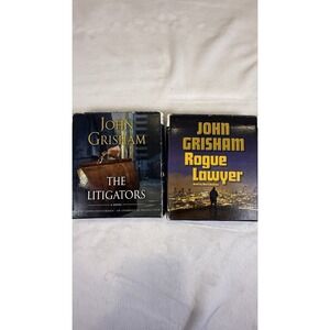 John Grisham Audiobook CD Lot Rogue Lawyer The Litigators Unabridged